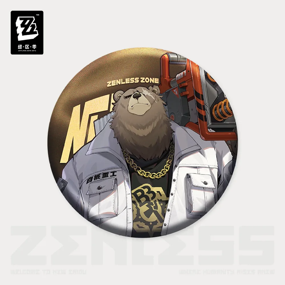 Zenless Zone Zero Belobog Heavy Industries Badge-Anton-miHoYo-Ace Cards & Collectibles