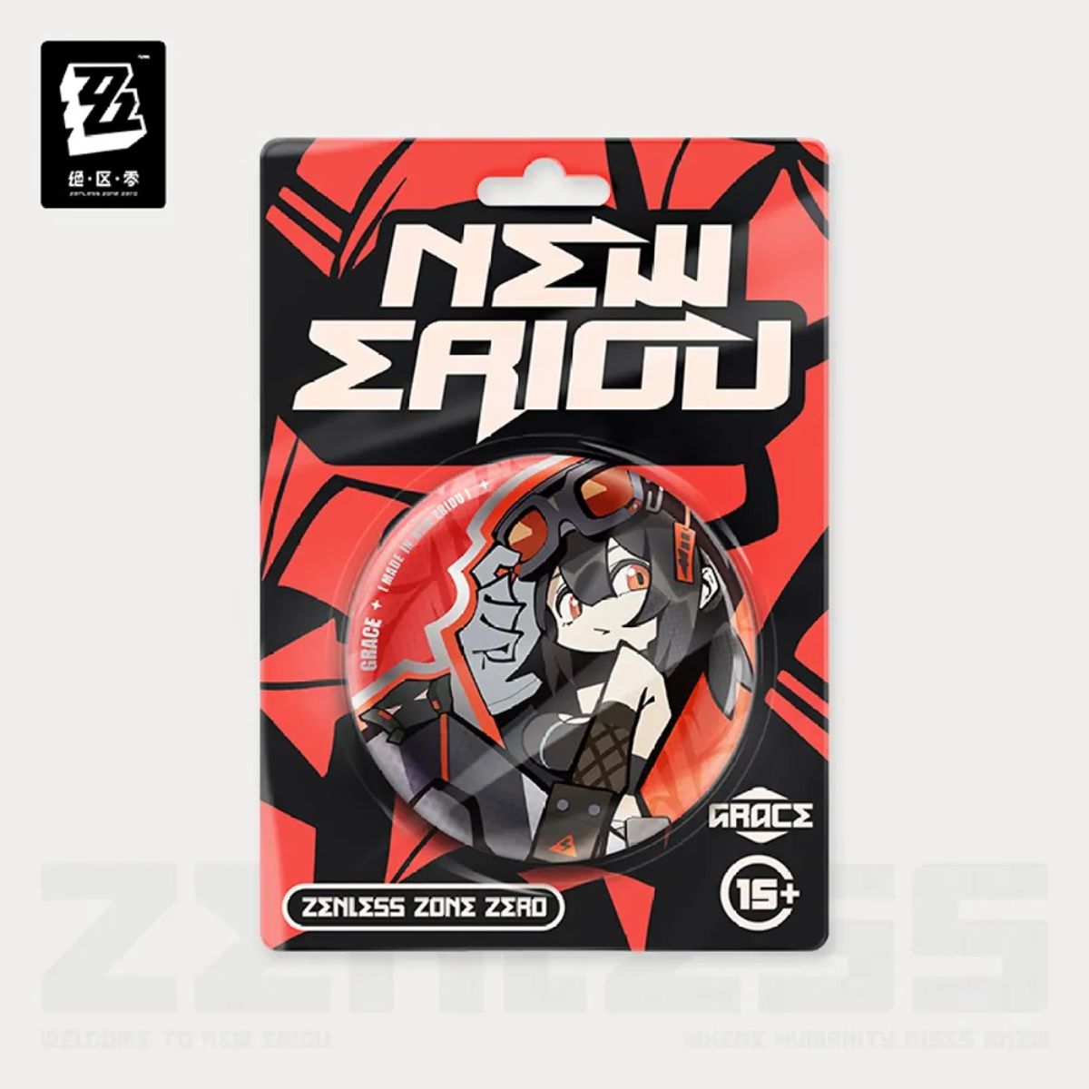 Zenless Zone Zero Belobog Heavy Industries Chibi Badge-Anton-miHoYo-Ace Cards &amp; Collectibles