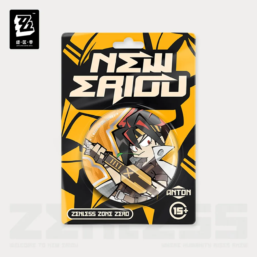 Zenless Zone Zero Belobog Heavy Industries Chibi Badge-Anton-miHoYo-Ace Cards &amp; Collectibles