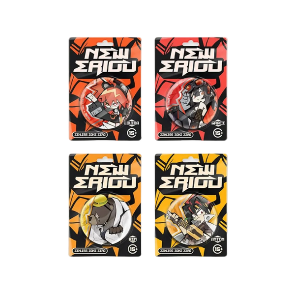 Zenless Zone Zero Belobog Heavy Industries Chibi Badge-Anton-miHoYo-Ace Cards & Collectibles