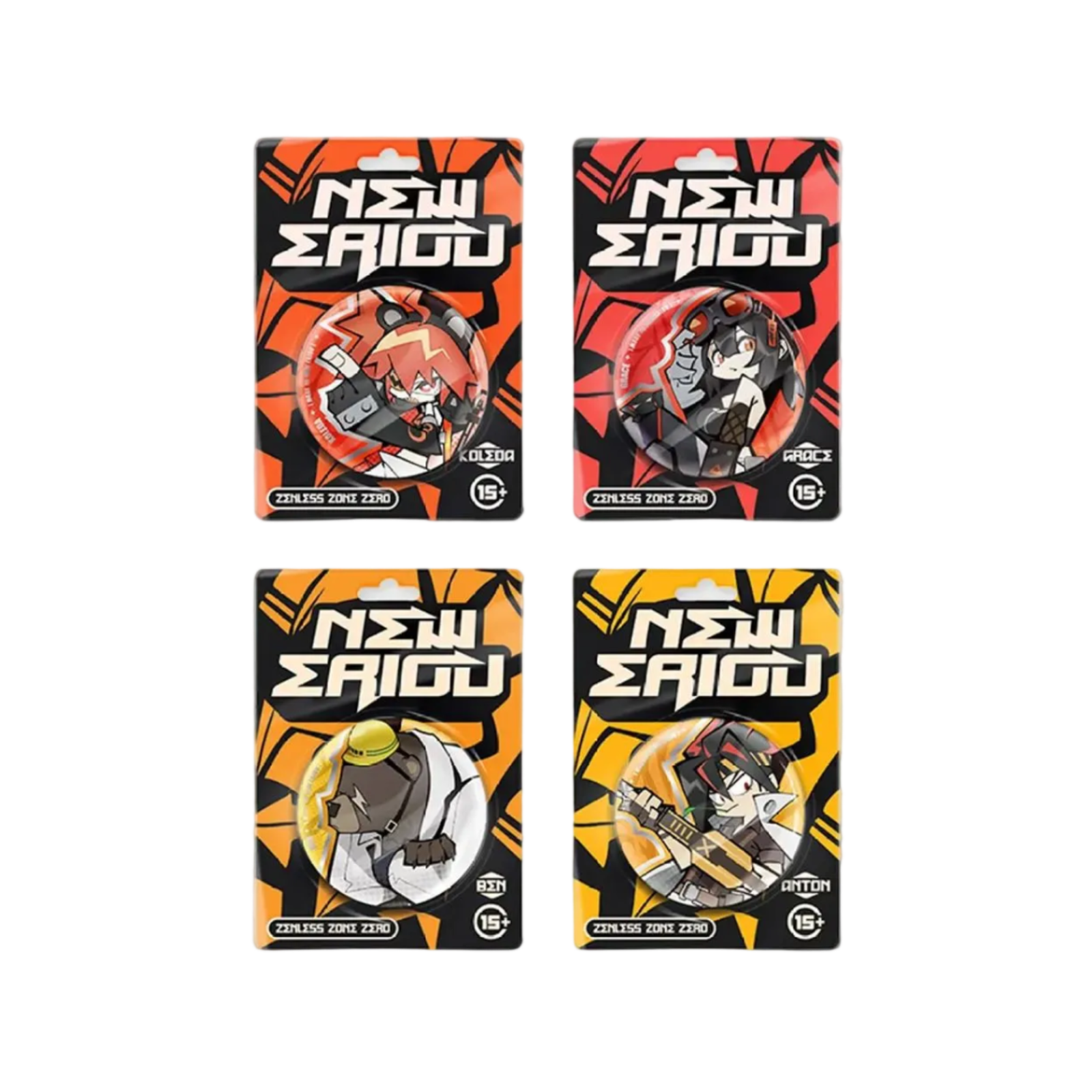 Zenless Zone Zero Belobog Heavy Industries Chibi Badge-Anton-miHoYo-Ace Cards & Collectibles