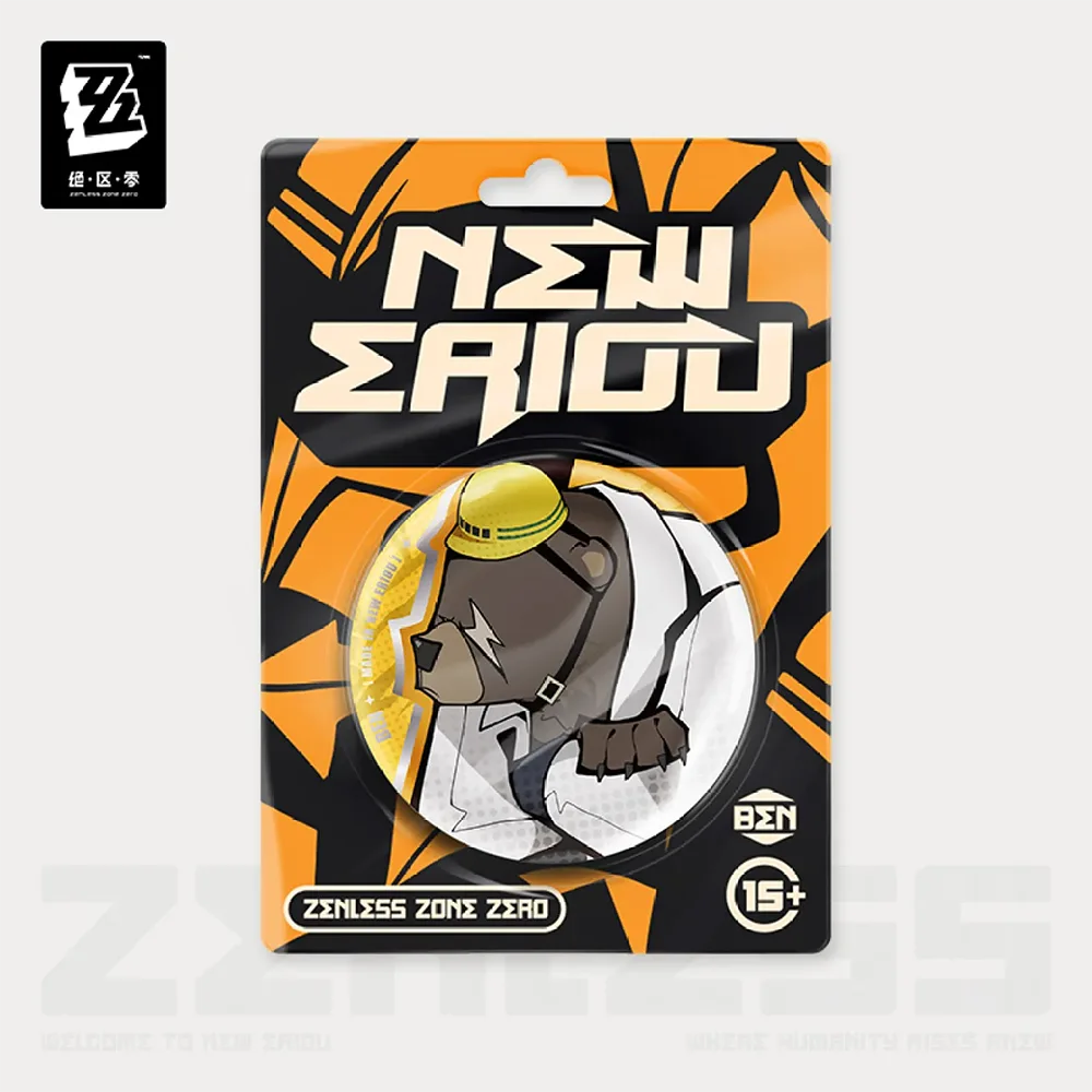 Zenless Zone Zero Belobog Heavy Industries Chibi Badge-Ben-miHoYo-Ace Cards &amp; Collectibles