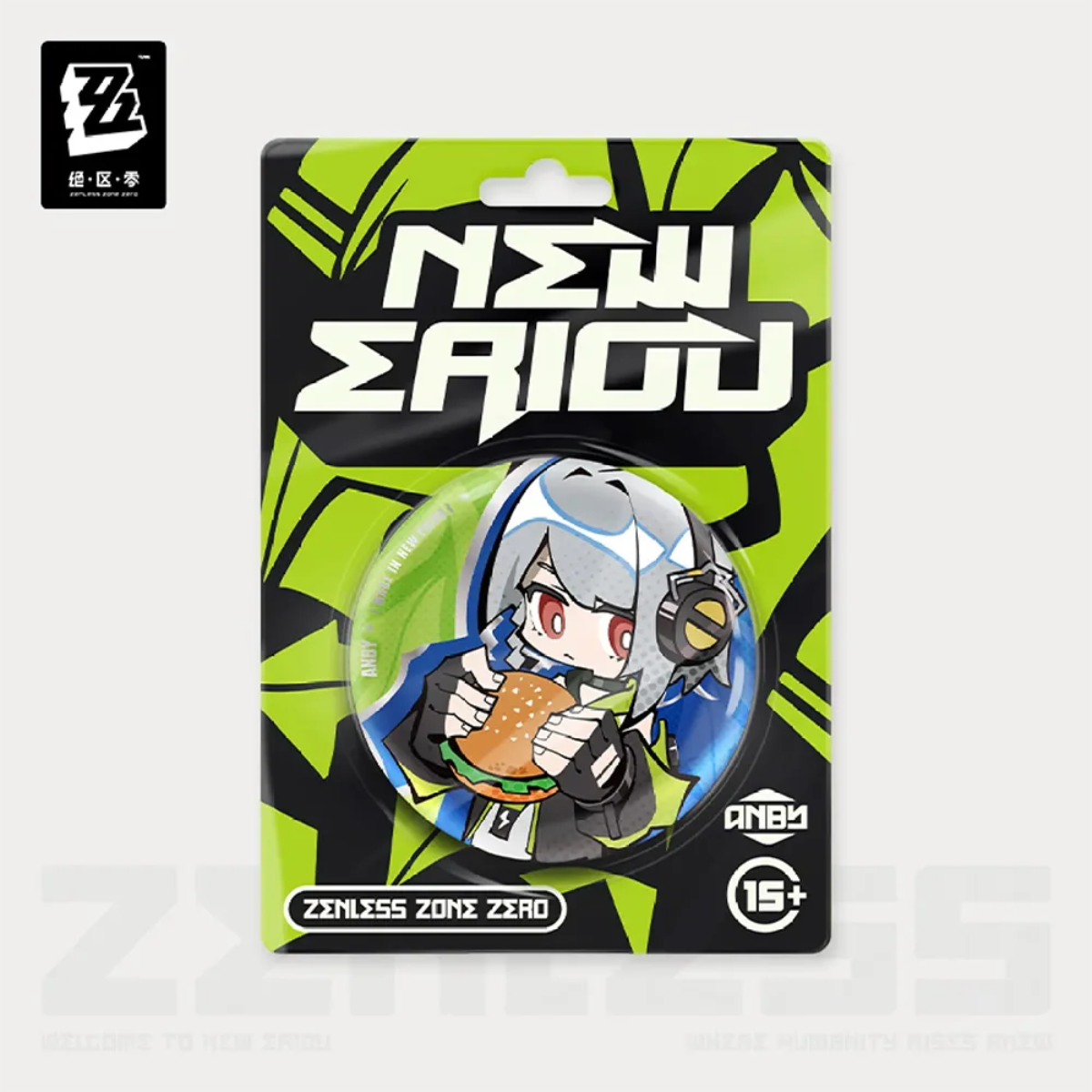 Zenless Zone Zero Chibi Cunning Hares Badge-Anby-miHoYo-Ace Cards &amp; Collectibles