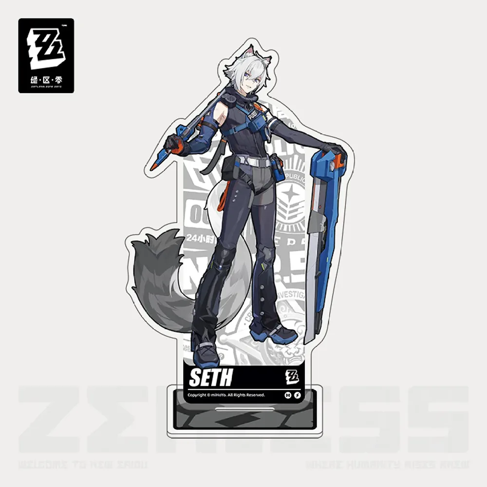 Zenless Zone Zero Criminal Investigation Special Response Team Acrylic Stand-Seth Lowell-miHoYo-Ace Cards & Collectibles