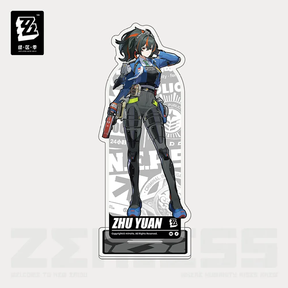 Zenless Zone Zero Criminal Investigation Special Response Team Acrylic Stand-Zhu Yuan-miHoYo-Ace Cards & Collectibles