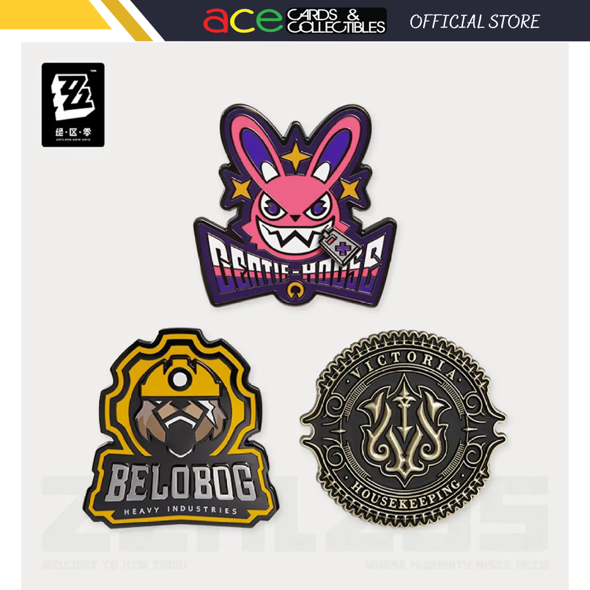 Zenless Zone Zero Faction Metal Badge Vol. 1-Belobog Heavy-miHoYo-Ace Cards & Collectibles