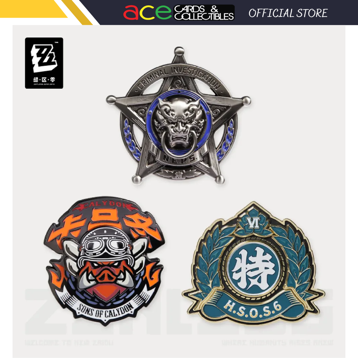 Zenless Zone Zero Faction Metal Badge Vol. 2-Section 6-miHoYo-Ace Cards & Collectibles