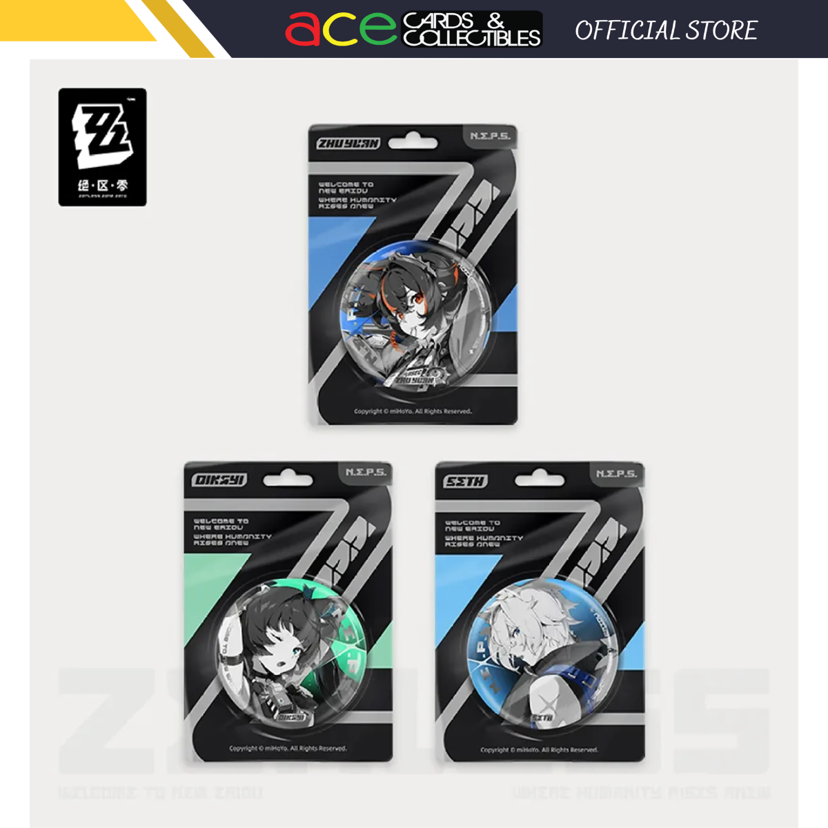 Zenless Zone Zero Mindscape Cinema Badge: Criminal Investigation Special Response Team-Zhu Yuan-miHoYo-Ace Cards & Collectibles