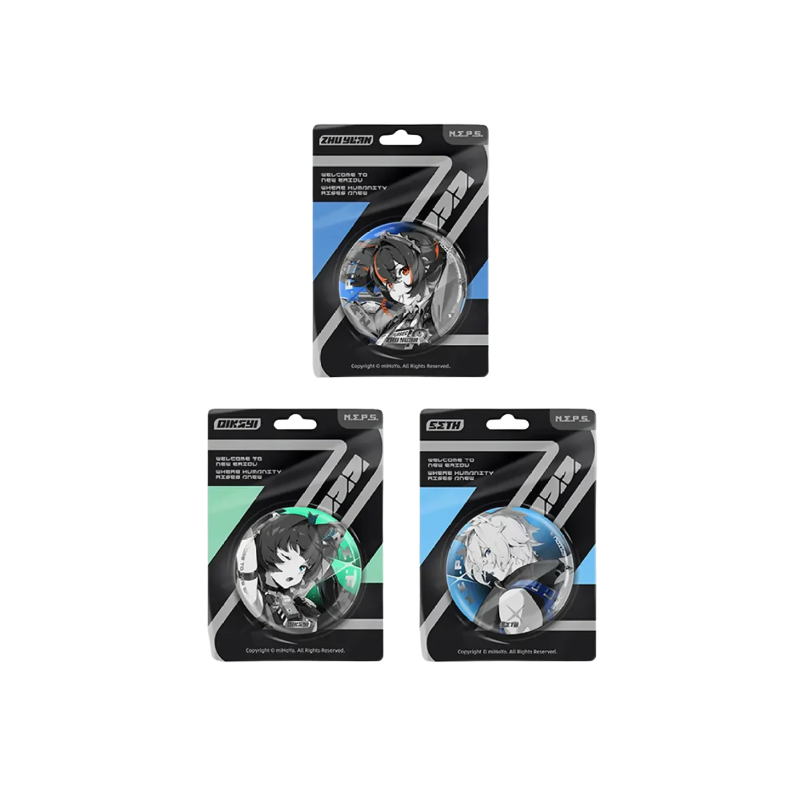 Zenless Zone Zero Mindscape Cinema Badge: Criminal Investigation Special Response Team-Zhu Yuan-miHoYo-Ace Cards & Collectibles