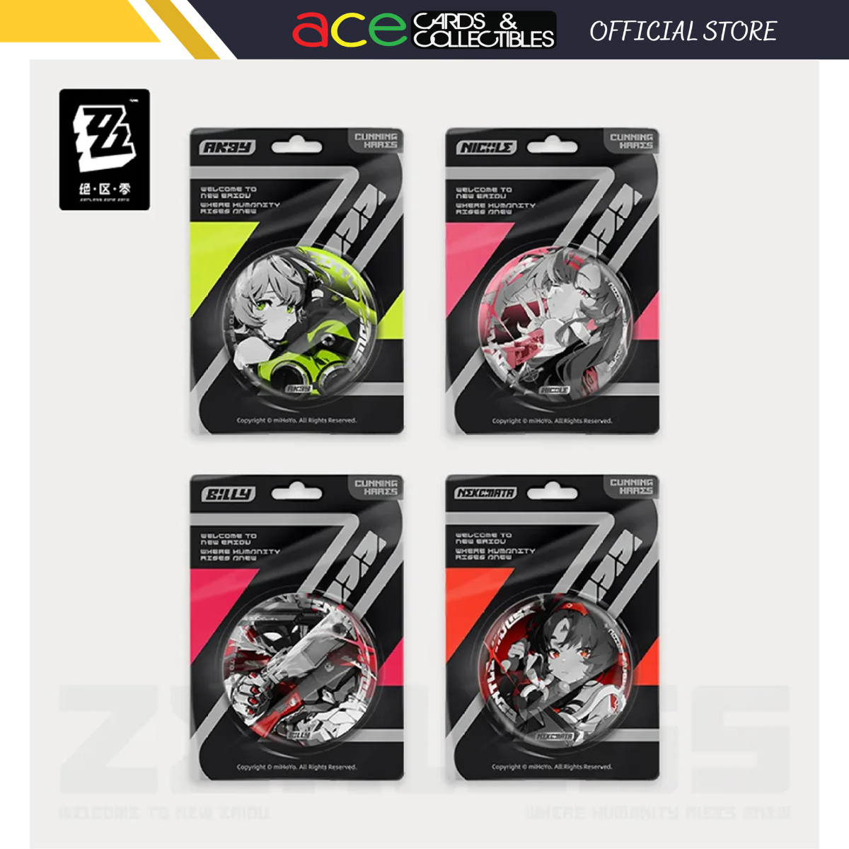 Zenless Zone Zero Mindscape Cinema Badge: Cunning Hares-Nicole Demara-miHoYo-Ace Cards & Collectibles