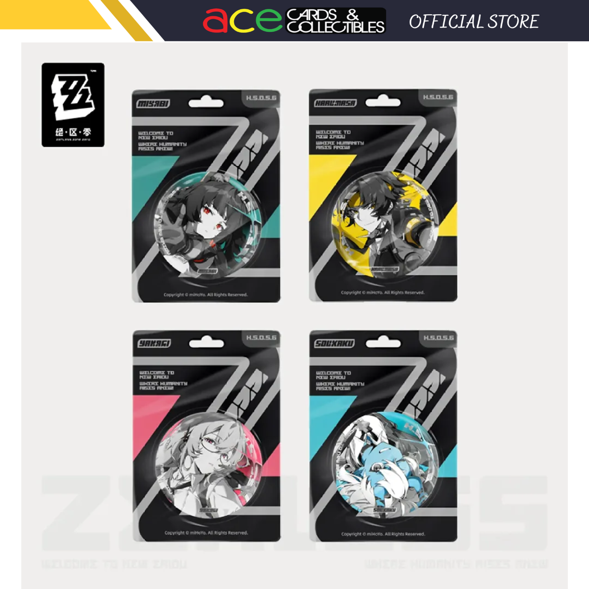 Zenless Zone Zero Mindscape Cinema Badge: Hollow Special Operations Section 6-Hoshimi Miyabi-miHoYo-Ace Cards & Collectibles