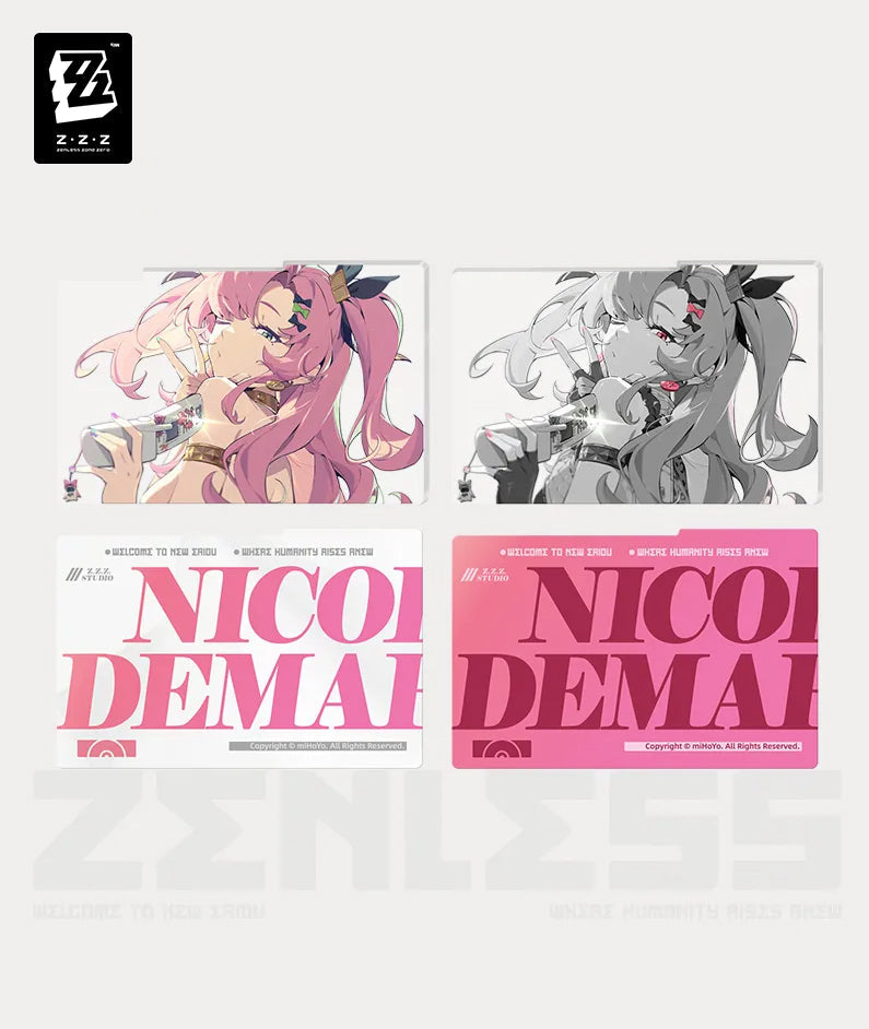 Zenless Zone Zero Mindscape Cinema Framed Acrylic Card Set: Cunning Hares-Nicole Demara-miHoYo-Ace Cards & Collectibles