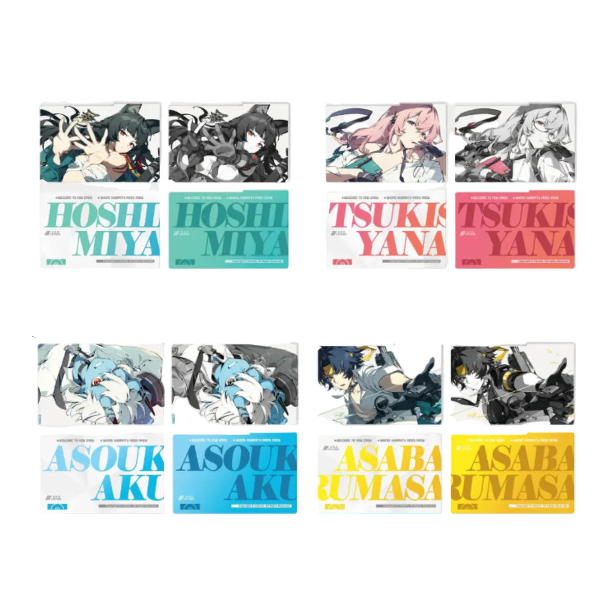 Zenless Zone Zero Mindscape Cinema Framed Acrylic Card Set: Hollow Special Operations Section 6-Tsukishiro Yanagi-miHoYo-Ace Cards & Collectibles