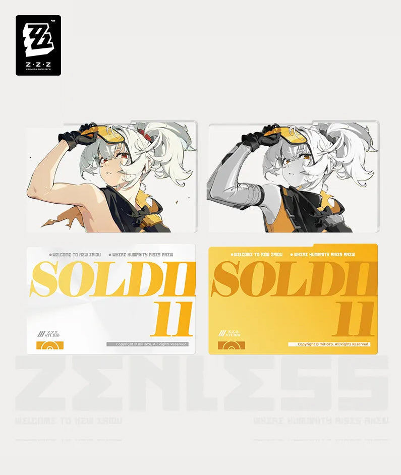 Zenless Zone Zero Mindscape Cinema Framed Acrylic Card Set: Obol Squad-Soldier 11-miHoYo-Ace Cards & Collectibles