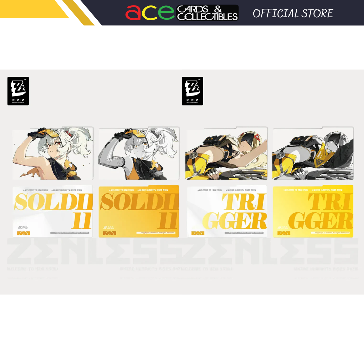 Zenless Zone Zero Mindscape Cinema Framed Acrylic Card Set: Obol Squad-Soldier 11-miHoYo-Ace Cards & Collectibles