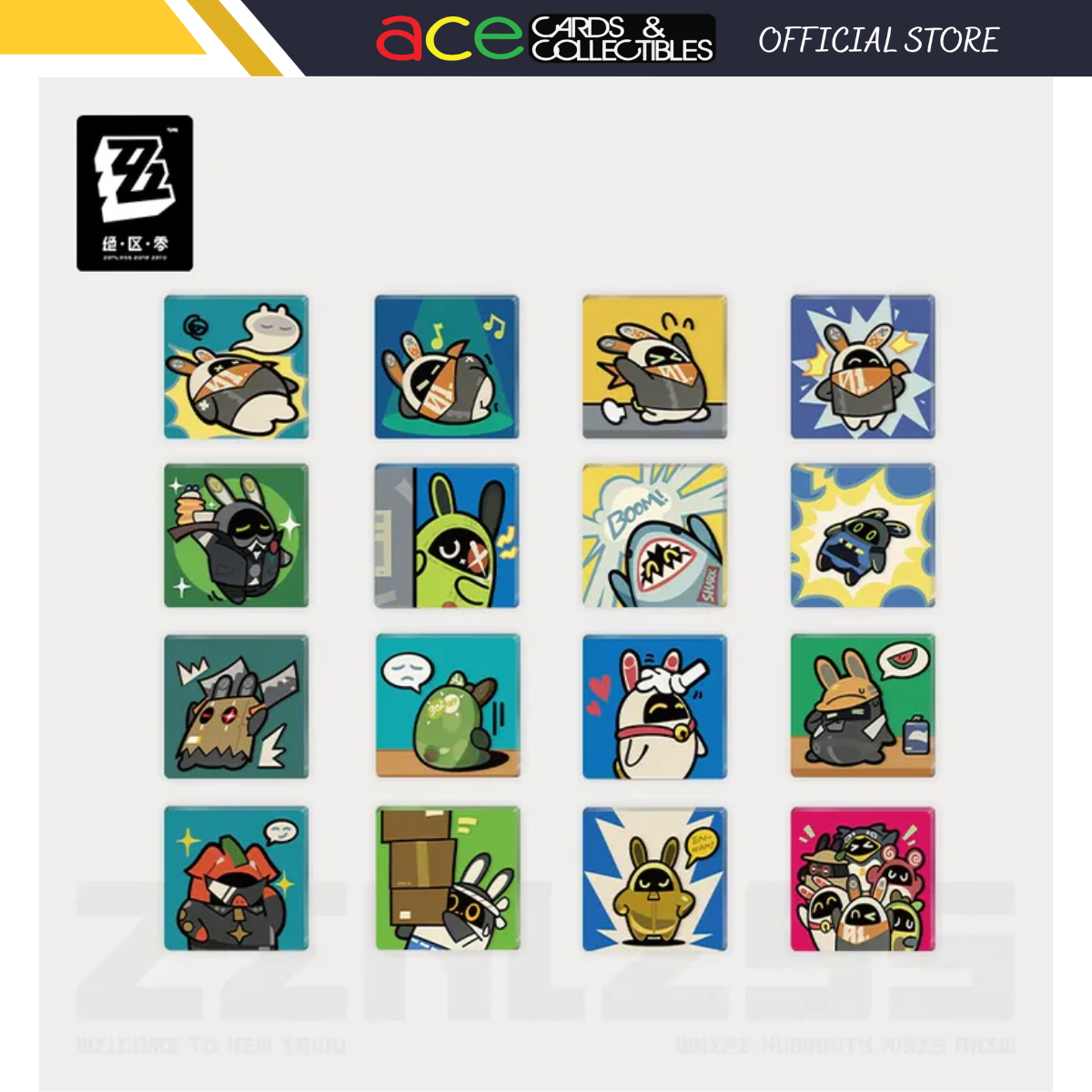 Zenless Zone Zero - New Eriou Series Bangboo Acrylic Fridge Magnet-Amillion-miHoYo-Ace Cards & Collectibles