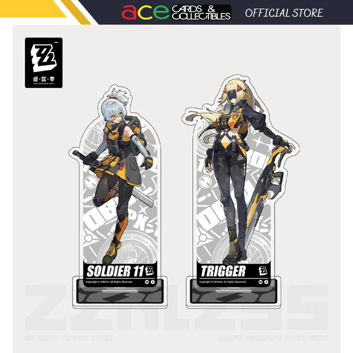 Zenless Zone Zero Obol Squad Acrylic Stand-Soldier 11-miHoYo-Ace Cards & Collectibles