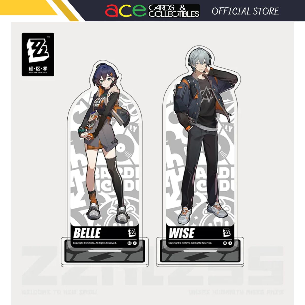 Zenless Zone Zero Random Play Proxy Acrylic Stand-Belle-miHoYo-Ace Cards &amp; Collectibles