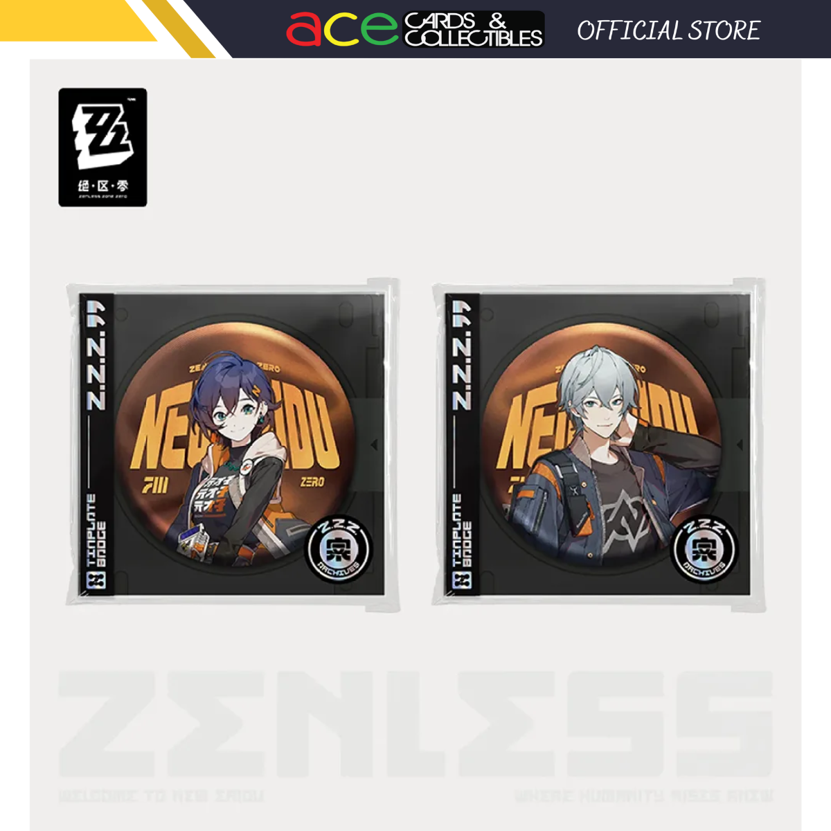 Zenless Zone Zero Random Play Proxy Badge-Belle-miHoYo-Ace Cards & Collectibles