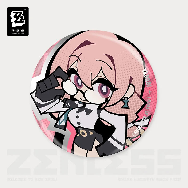 Zenless Zone Zero Ridu Chibi Badge – Hollow Special Operations Section 6-Soukaku-miHoYo-Ace Cards & Collectibles