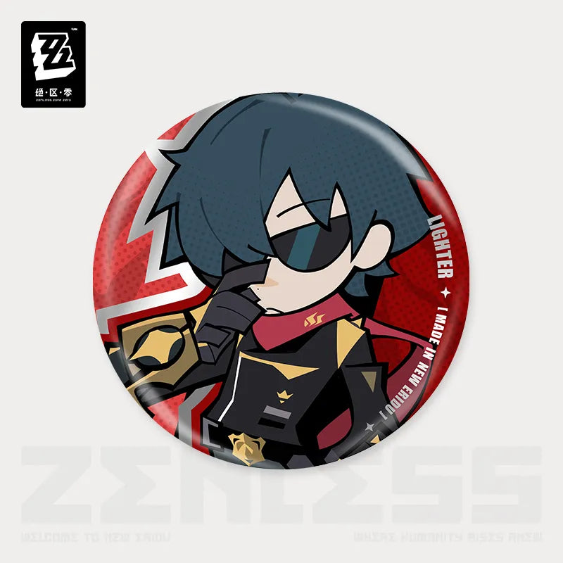 Zenless Zone Zero Ridu Chibi Badge – Sons of Calydon-Lighter-miHoYo-Ace Cards & Collectibles