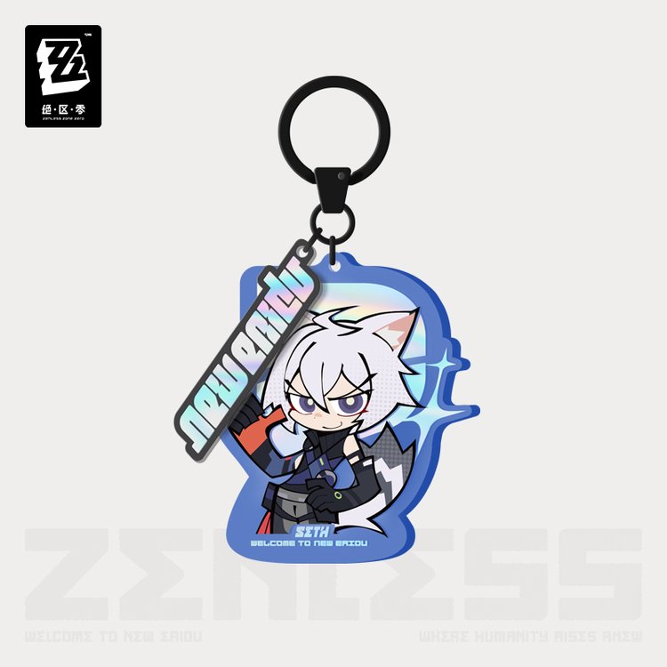 Zenless Zone Zero Ridu Chibi Keychain – Criminal Investigation Special Response Team-Seth-miHoYo-Ace Cards & Collectibles