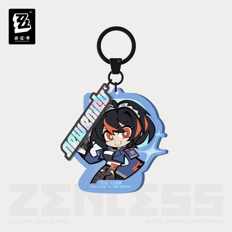 Zenless Zone Zero Ridu Chibi Keychain – Criminal Investigation Special Response Team-Zhu Yuan-miHoYo-Ace Cards & Collectibles