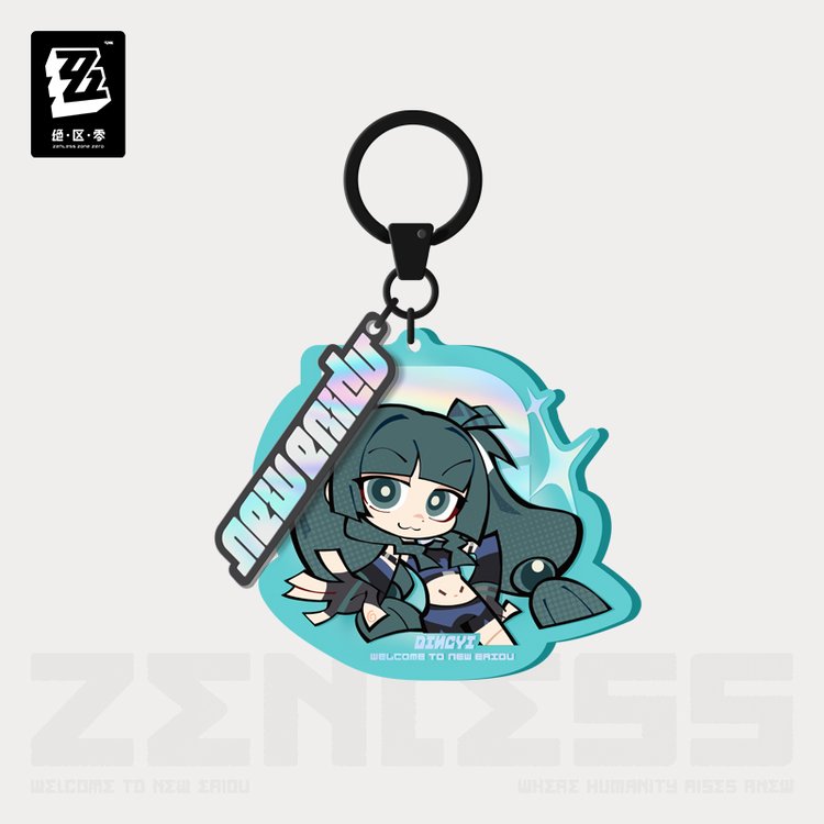 Zenless Zone Zero Ridu Chibi Keychain – Criminal Investigation Special Response Team-Zhu Yuan-miHoYo-Ace Cards & Collectibles