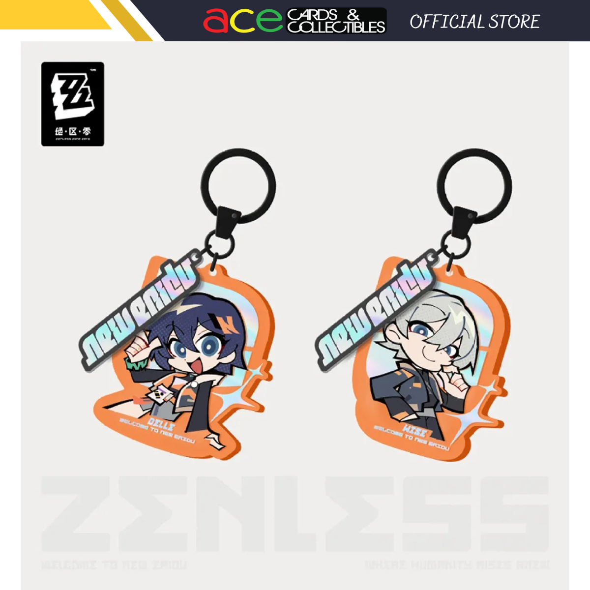 Zenless Zone Zero Ridu Chibi Keychain – Proxy-Wise-miHoYo-Ace Cards & Collectibles