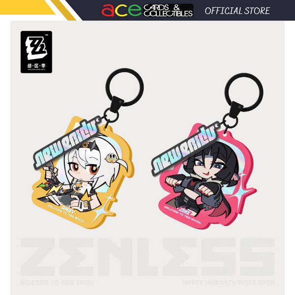 Zenless Zone Zero Ridu Chibi Keychain – Unknown Faction-Jane Doe-miHoYo-Ace Cards & Collectibles
