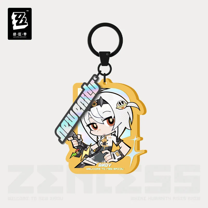 Zenless Zone Zero Ridu Chibi Keychain – Unknown Faction-Soldier 0 Anby-miHoYo-Ace Cards & Collectibles