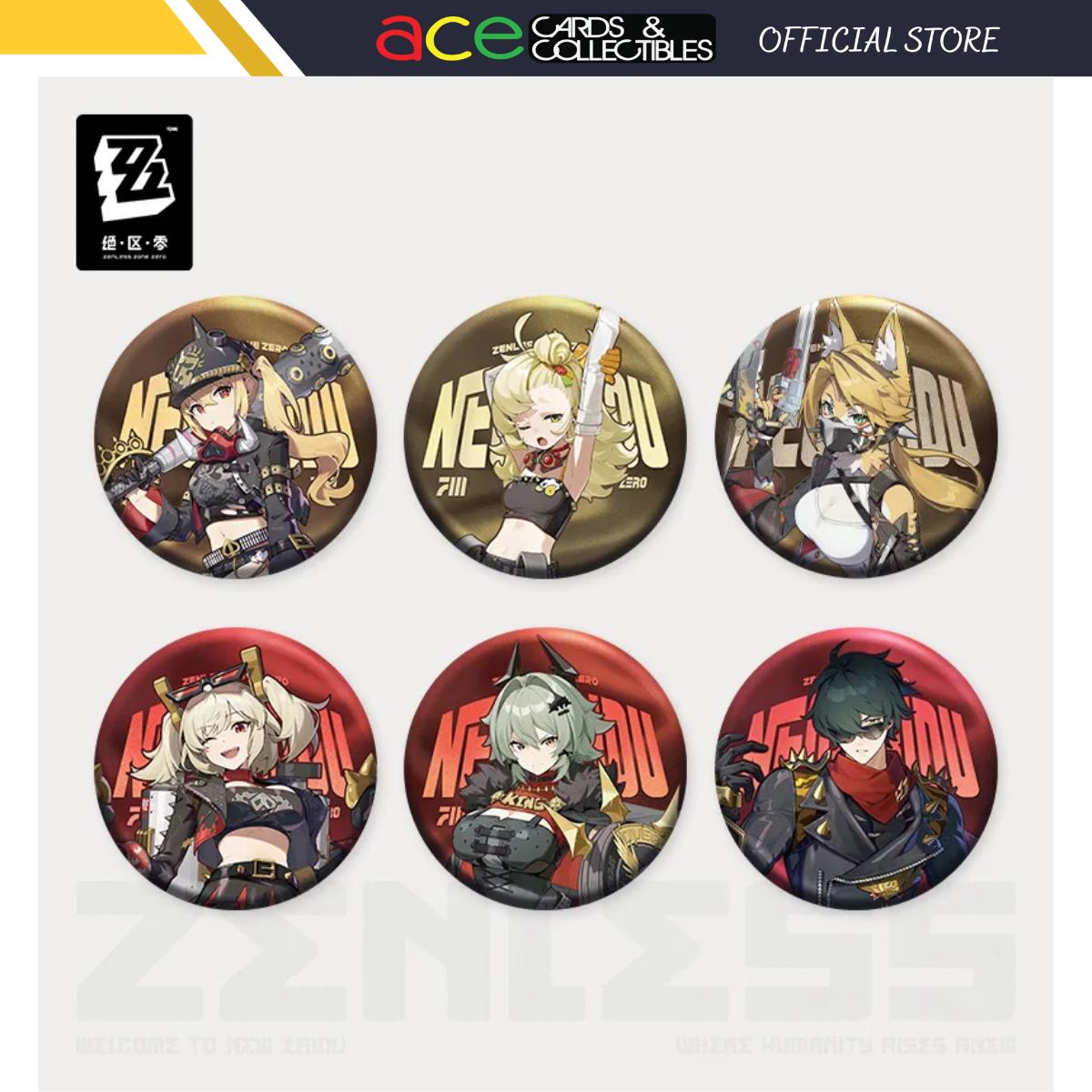 Zenless Zone Zero Sons of Calydon Badge-Caesar King-miHoYo-Ace Cards & Collectibles