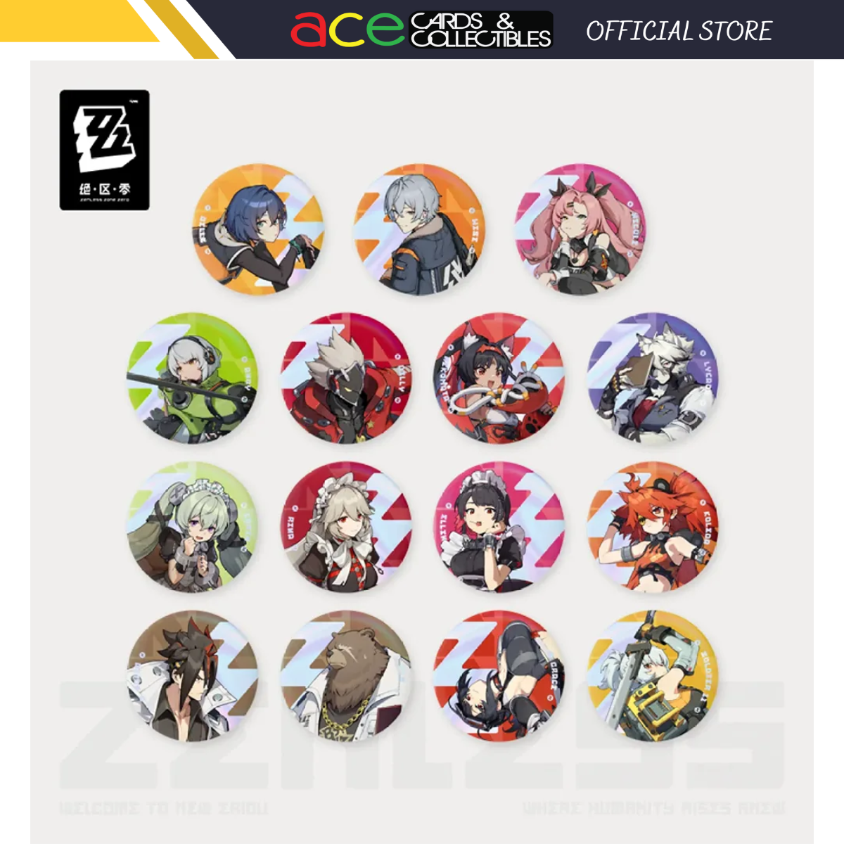 Zenless Zone Zero Temporal Frequencies Badge-Belle-miHoYo-Ace Cards & Collectibles