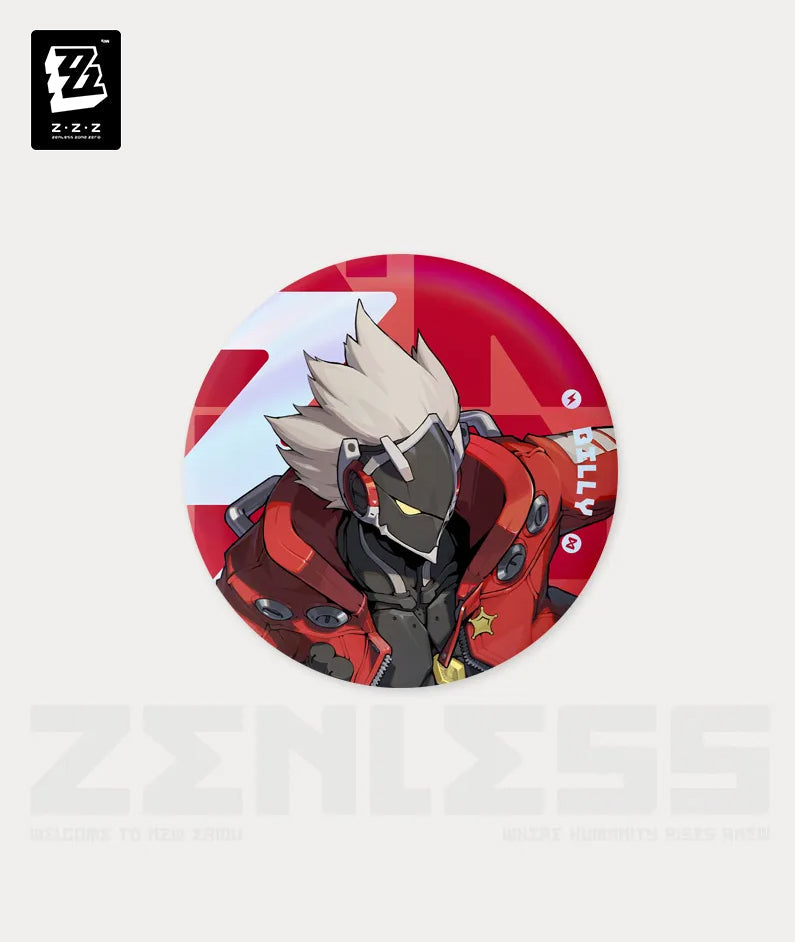 Zenless Zone Zero Temporal Frequencies Badge-Billy-miHoYo-Ace Cards & Collectibles