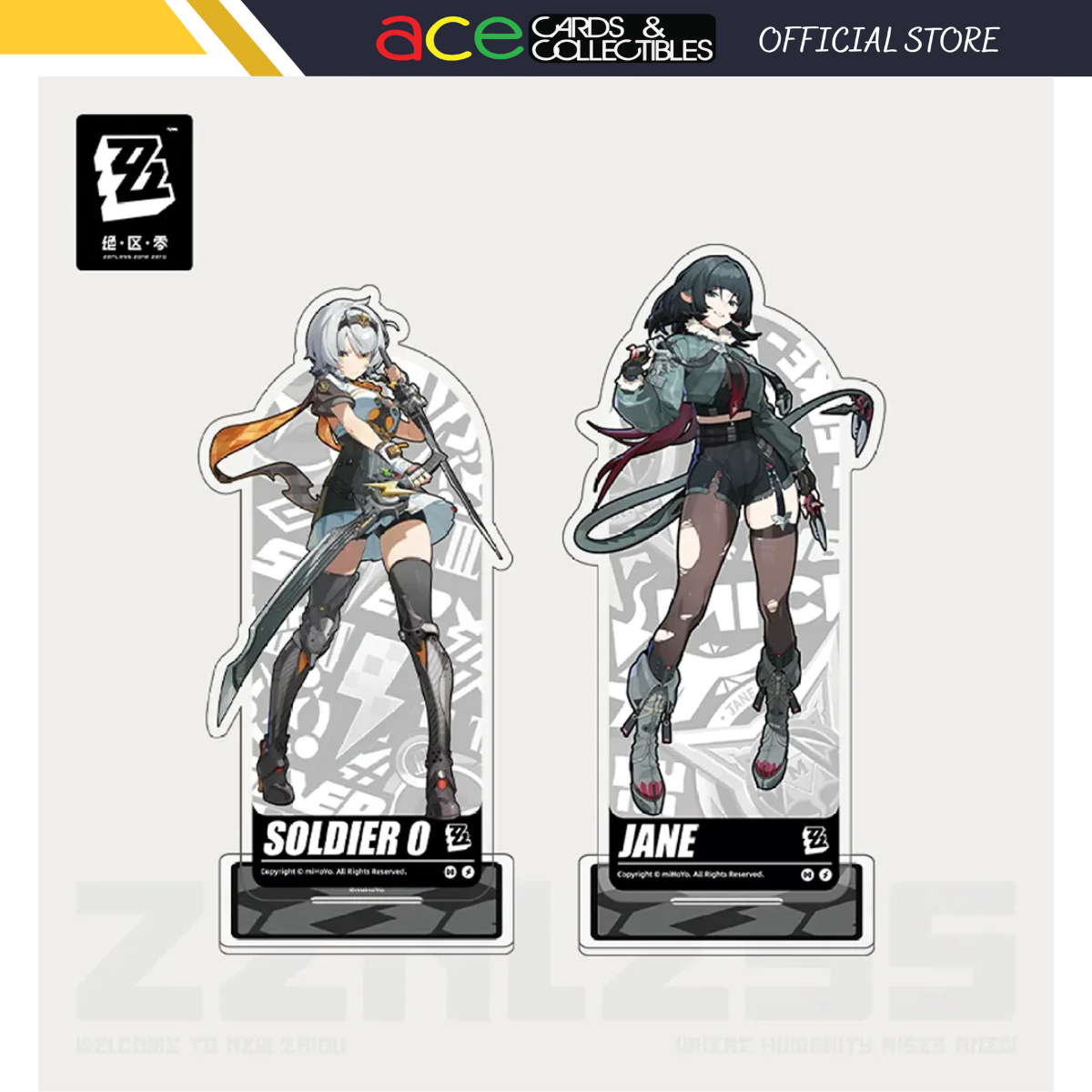 Zenless Zone Zero Unknown Faction Acrylic Stand-Soldier 0 – Anby-miHoYo-Ace Cards & Collectibles