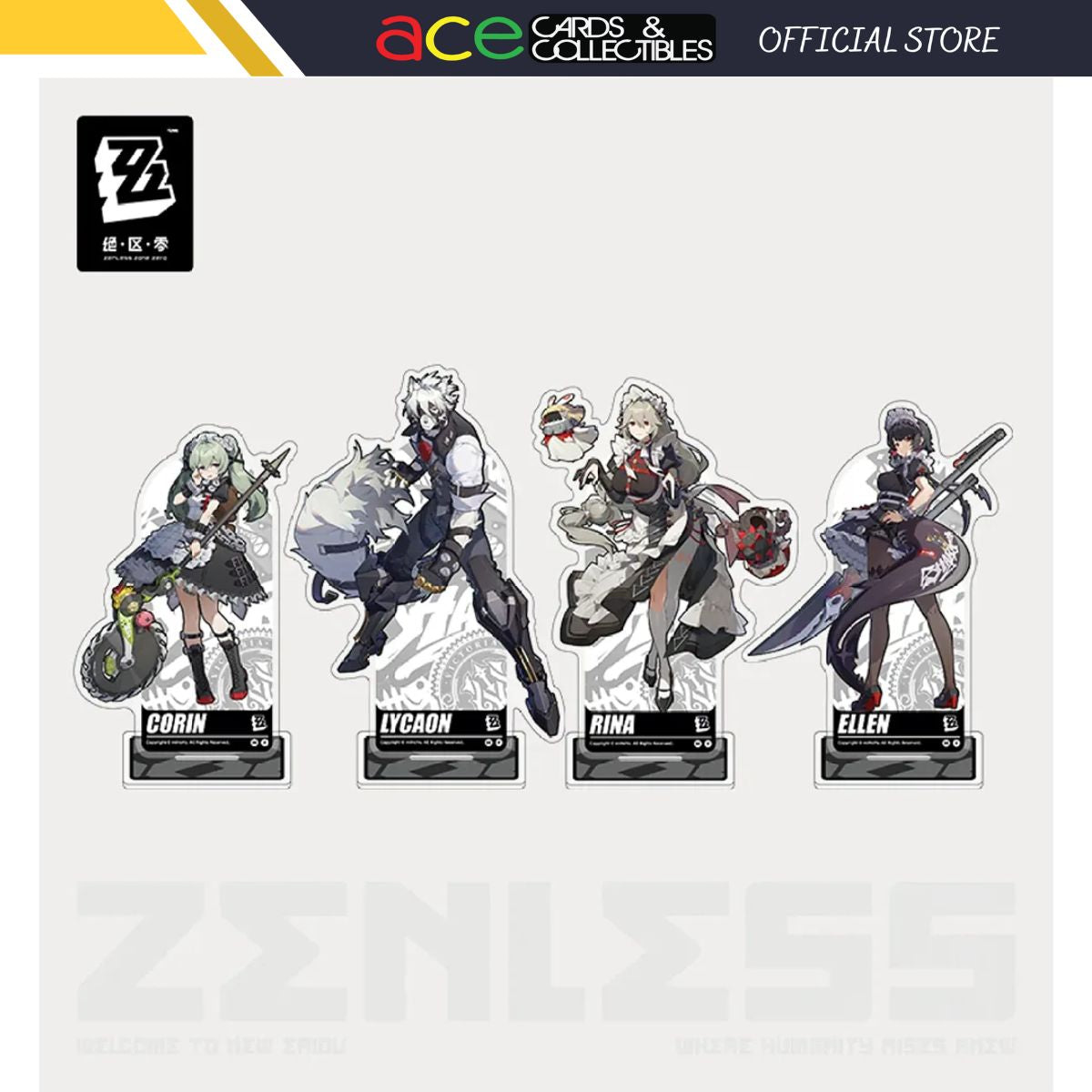 Zenless Zone Zero Victoria Housekeeping Co. Acrylic Stand-Rina-miHoYo-Ace Cards &amp; Collectibles