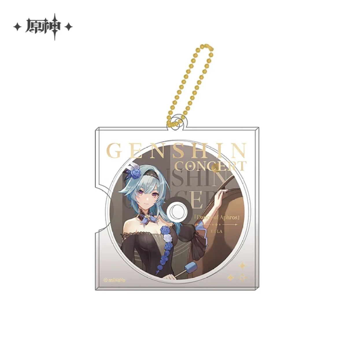 miHoYo Genshin Concert 2023 Melodies of an Endless Journey CD-style Keychain-Eula-miHoYo-Ace Cards &amp; Collectibles