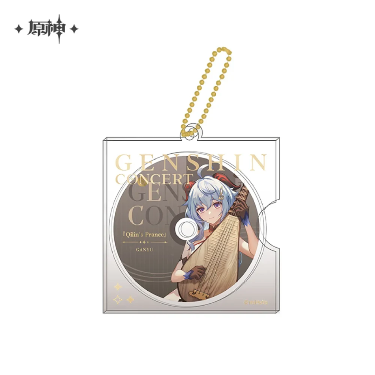 miHoYo Genshin Concert 2023 Melodies of an Endless Journey CD-style Keychain-Ganyu-miHoYo-Ace Cards &amp; Collectibles