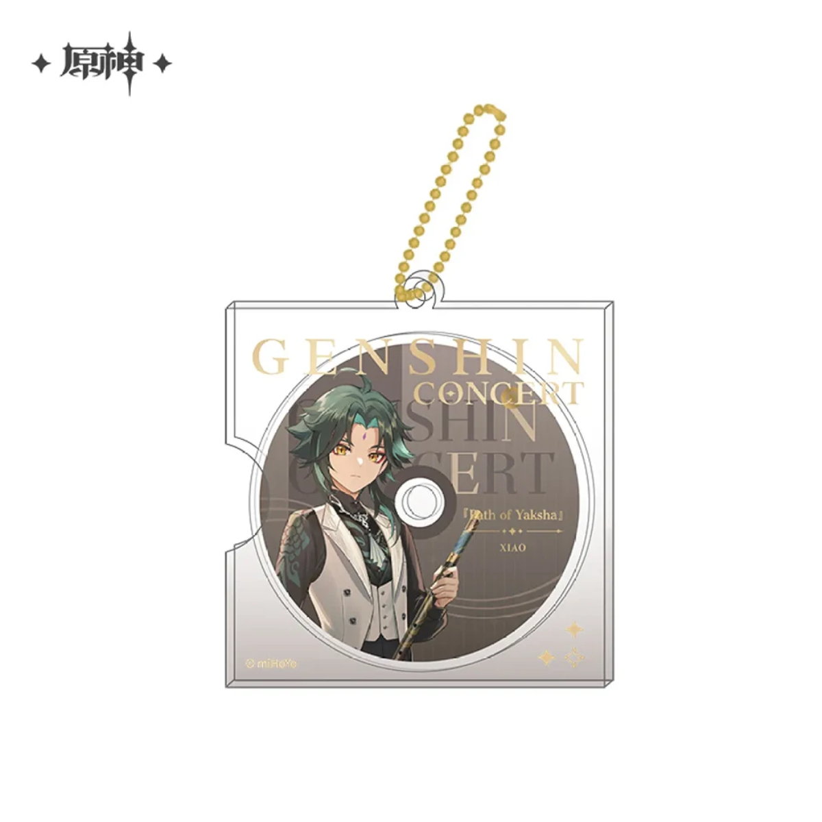 miHoYo Genshin Concert 2023 Melodies of an Endless Journey CD-style Keychain-Xiao-miHoYo-Ace Cards &amp; Collectibles