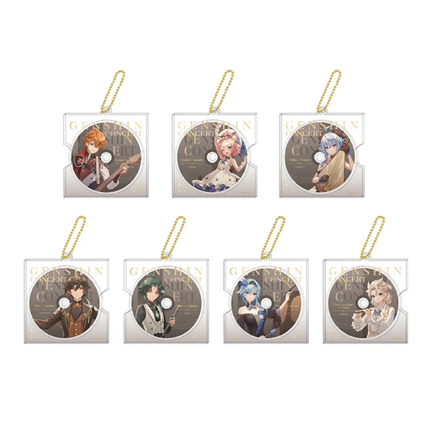 miHoYo Genshin Concert 2023 Melodies of an Endless Journey CD-style Keychain-Xiao-miHoYo-Ace Cards & Collectibles