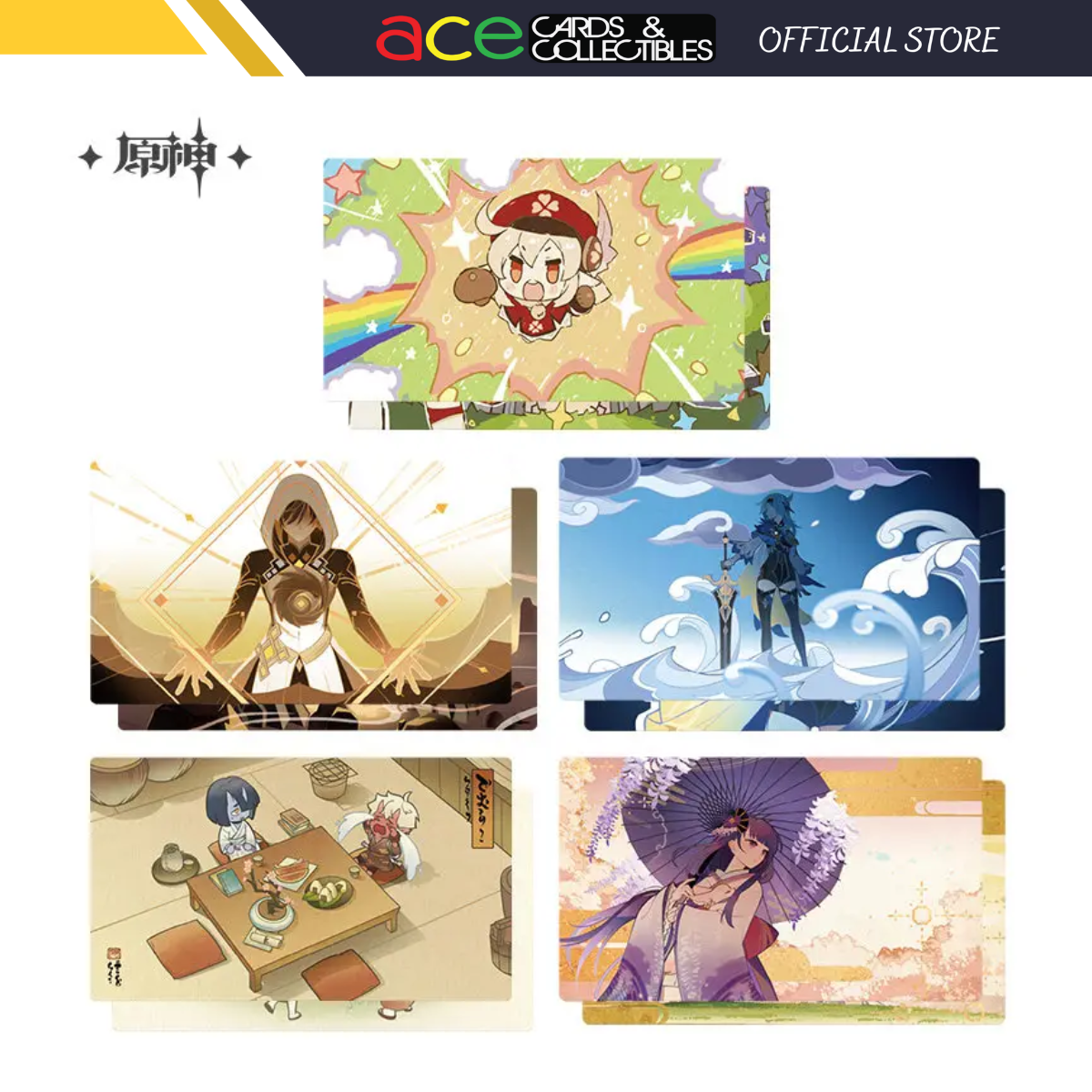 miHoYo Genshin Impact A Glimpse of the World: Postcard Set-miHoYo-Ace Cards &amp; Collectibles