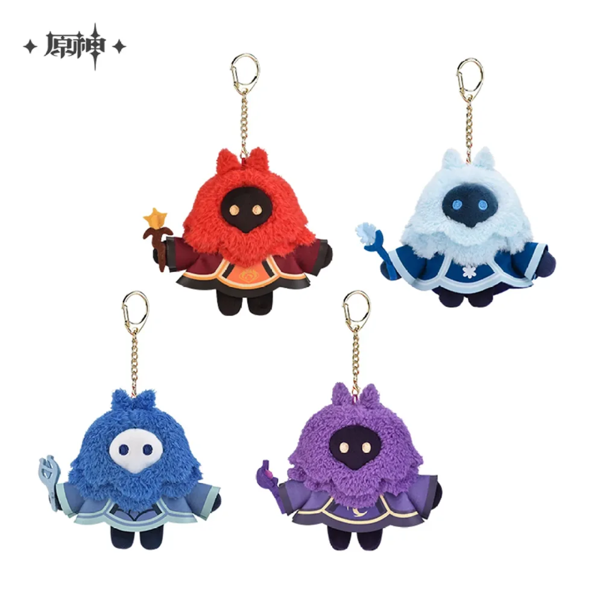 miHoYo Genshin Impact Abyss Mage Plushie Keychain-Cryo Mage-miHoYo-Ace Cards &amp; Collectibles