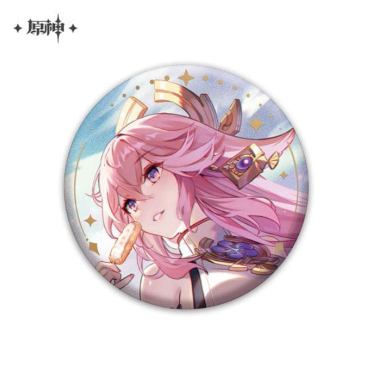 miHoYo Genshin Impact Anecdote Series Characters Badge-Miko-miHoYo-Ace Cards &amp; Collectibles
