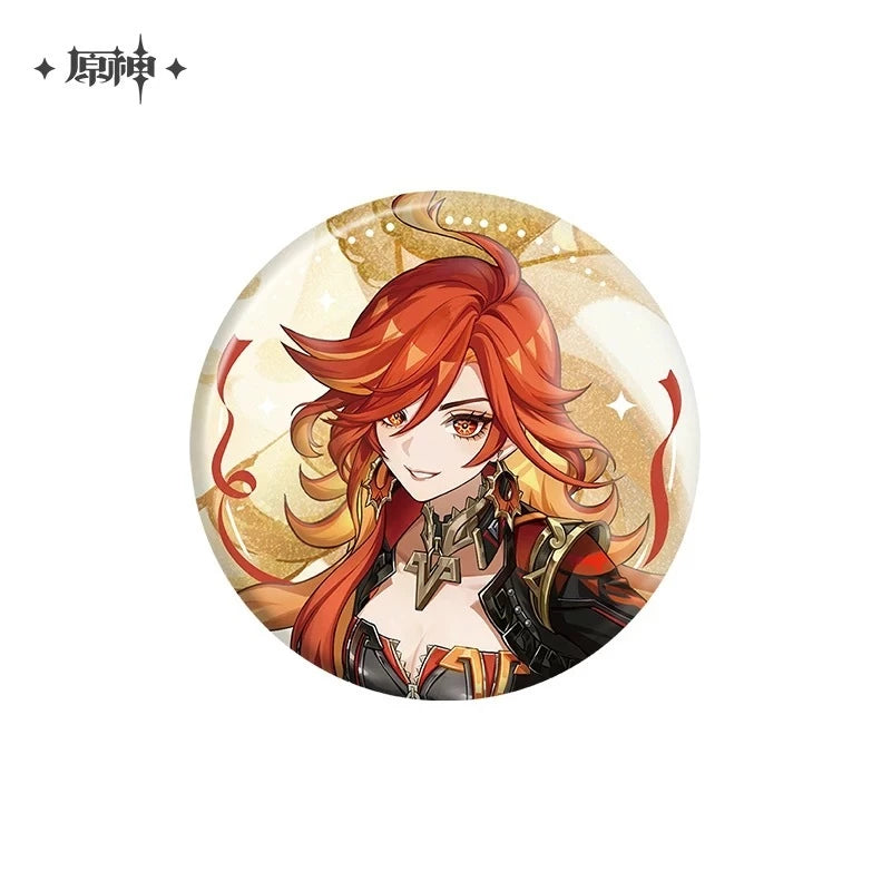 miHoYo Genshin Impact Anniversary Character Badge-Mavuika (4th)-miHoYo-Ace Cards &amp; Collectibles
