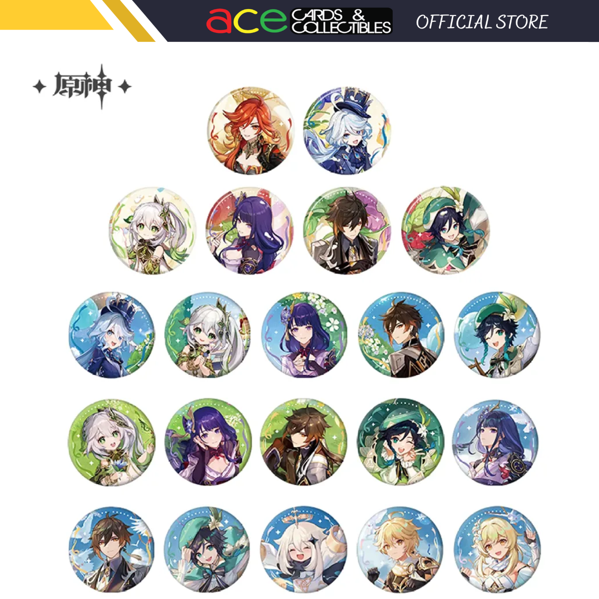 miHoYo Genshin Impact Anniversary Character Badge-Mavuika (4th)-miHoYo-Ace Cards & Collectibles