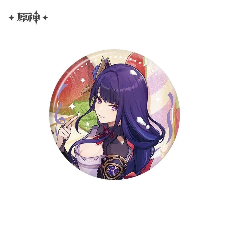 miHoYo Genshin Impact Anniversary Character Badge-Raiden (4th)-miHoYo-Ace Cards &amp; Collectibles