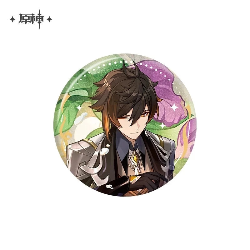 miHoYo Genshin Impact Anniversary Character Badge-Zhongli (4th)-miHoYo-Ace Cards &amp; Collectibles