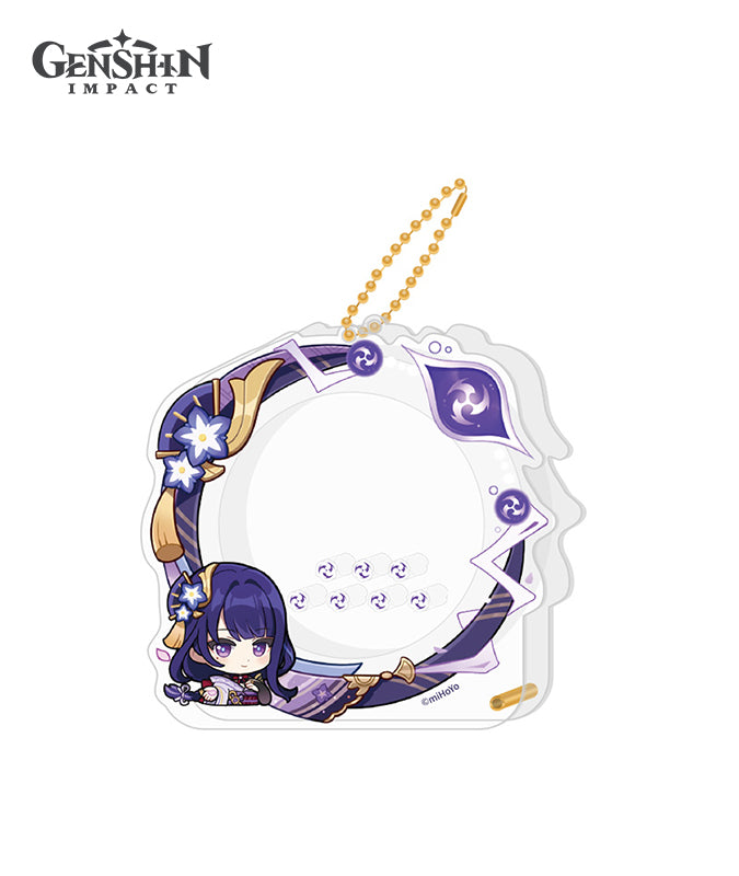 miHoYo Genshin Impact Avatar Frame: Acrylic Badge Case-Raiden Shogun-miHoYo-Ace Cards &amp; Collectibles