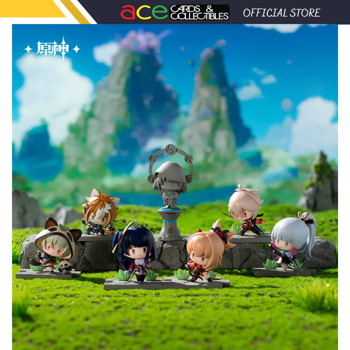 miHoYo Genshin Impact Battlefield Valor Inazuma Character Blind Box Figure-Single Box (Random)-miHoYo-Ace Cards & Collectibles