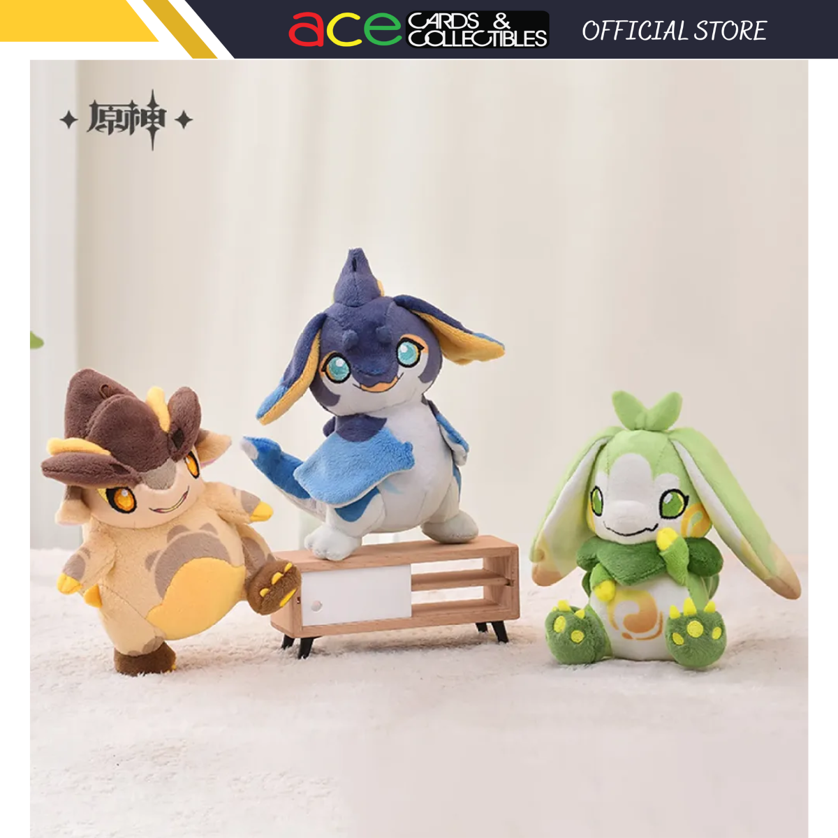 miHoYo Genshin Impact Blaze to Natlan Baby Saurian Hangable Plushie-Koholasaurus-miHoYo-Ace Cards & Collectibles